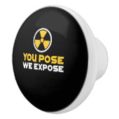 Radiologie Tech Gift Radioactive Nuclear Keramische Knop (Rechts)