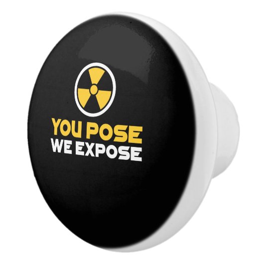 Radiologie Tech Gift Radioactive Nuclear Keramische Knop (Rechts)