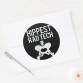 Radiologie Tech - Hippste Rad Tech Bone Ronde Sticker (Envelop)
