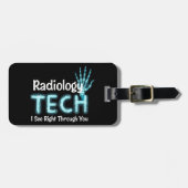 Radiologie Tech Humor X Ray Bagagelabel (Voorkant horizontaal)