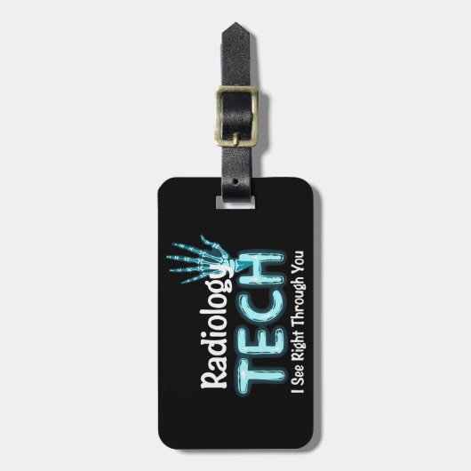 Radiologie Tech Humor X Ray Bagagelabel (Voorkant verticaal)
