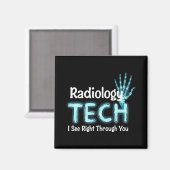 Radiologie Tech Humor X Ray Magneet (Voorkant / Achterkant)