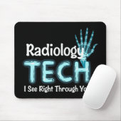 Radiologie Tech Humor X Ray Muismat (Met muis)