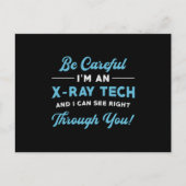 Radiologie Tech ik ben een röntgenradioloog Briefkaart (Voorkant)