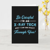 Radiologie Tech ik ben een röntgenradioloog Kaart (Gele Bloem)