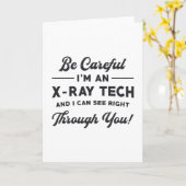 Radiologie Tech Radiologist Ik ben een röntgenfoto Kaart (Gele Bloem)