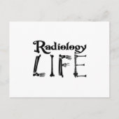 Radiologie Tech Radiology Life Technoloog Xray Briefkaart (Voorkant)