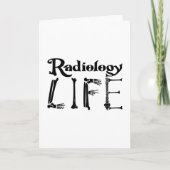 Radiologie Tech Radiology Life Technoloog Xray Kaart (Voorkant)
