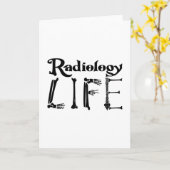 Radiologie Tech Radiology Life Technoloog Xray Kaart (Gele Bloem)