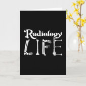 Radiologie Tech Radiology Life Xray Technoloog Kaart (Gele Bloem)