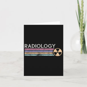 Radiologie Tech Toekomstige Radioloog Röntgen Tech Kaart
