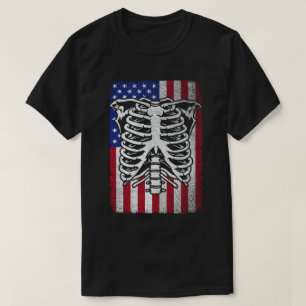 Radiologie Tech USA Amerikaanse vlag Rad Tech T-shirt