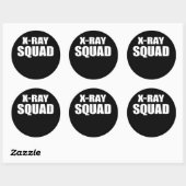 Radiologie Tech X-Ray Squad Ronde Sticker (Vel)