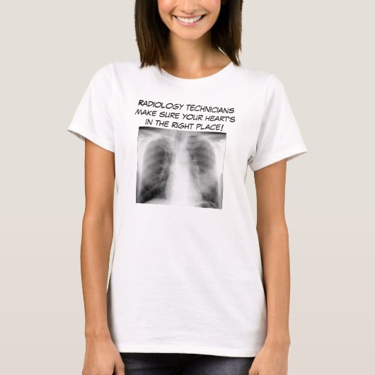 Radiologie technici zorgen ervoor... t-shirt (Voorkant)