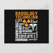 Radiologie Technicus Rad Tech Technoloog Xray Briefkaart (Voorkant)