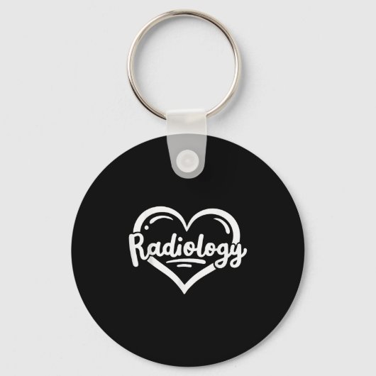Radiologie technicus Röntgentechnicus Röntgenlabor Sleutelhanger (Voorkant)