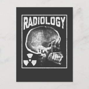 Radiologie Technicus Skull Xray Technoloog Briefkaart