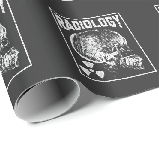 Radiologie Technicus Skull Xray Technoloog Cadeaupapier (Rol Hoek)