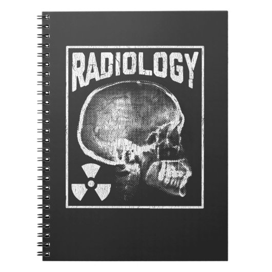 Radiologie Technicus Skull Xray Technoloog Notitieboek (Voorkant)