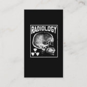 Radiologie Technicus Skull Xray Technoloog Visitekaartje (Voorkant)