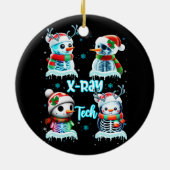 Radiologie Technicus X Ray Tech Grappige Kerst Cu Keramisch Ornament (Achterkant)