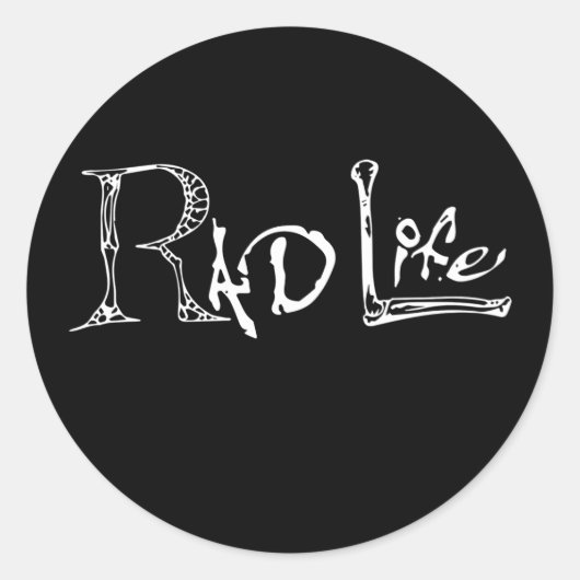 Radiologie Technoloog Rad Life Ronde Sticker (Voorkant)