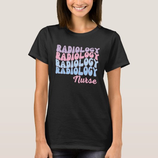 Radiologie verpleegster t-shirt (Voorkant)