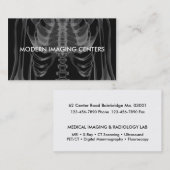 Radiologie voor medische beeldvorming visitekaartje (Voorkant / Achterkant)