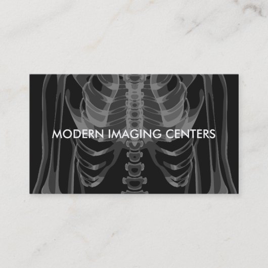 Radiologie voor medische beeldvorming visitekaartje (Voorkant)