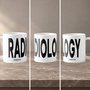 RADIOLOGIE Wrap-around tekst Gepersonaliseerd Koffiemok