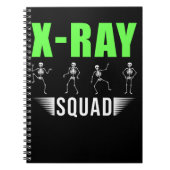 Radiologie Xray Skeletons Funny Radiologist Squad Notitieboek (Voorkant)
