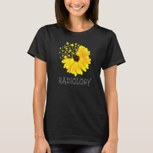 Radiologie zonnebloem Tech Radiologist X Ray Radio T-shirt