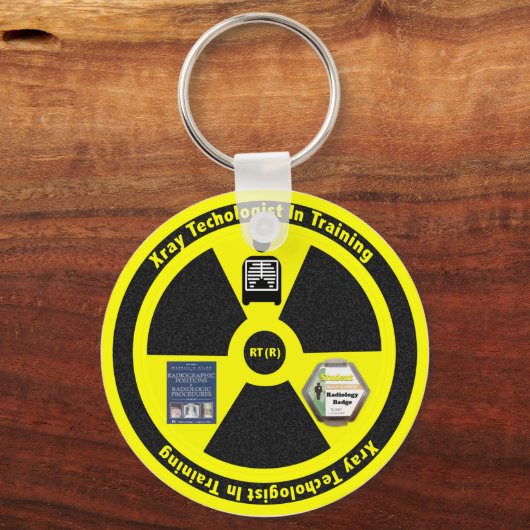 Radiologietechnoloog in trainingscadeaus sleutelhanger (Voorkant)