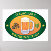 Radiologisch Drink team Poster (Voorkant)