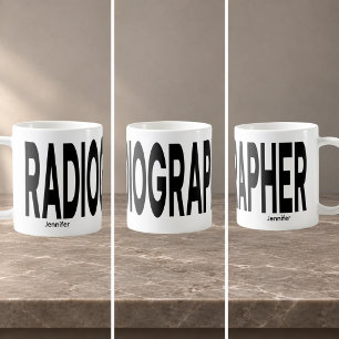 RADIOLOGISCH LABORANT Persoonlijke Wrap-around Tek Koffiemok