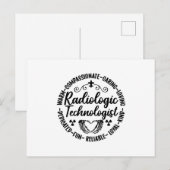 Radiologisch technologieconoom Zurse Xray Radiolog Briefkaart (Voorkant / Achterkant)