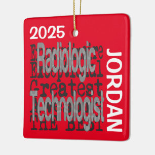 Radiologisch Technoloog Extraordinaire Aangepast Keramisch Ornament