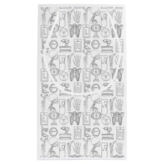 Radiologisch thema klein cadeauzakje (Achterkant)