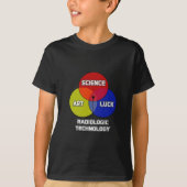 Radiologische technologie .. Wetenschap Kunst Gelu T-shirt (Voorkant)
