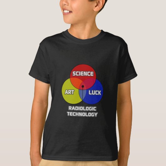 Radiologische technologie .. Wetenschap Kunst Gelu T-shirt (Voorkant)