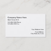 Radiologische Visitekaartjes (Achterkant)