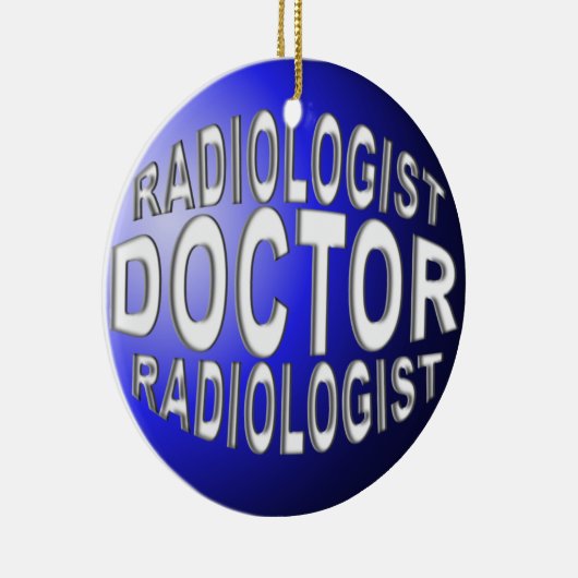 RADIOLOGIST CHRISTMAS ORNAMENT BLUE (Rechts)