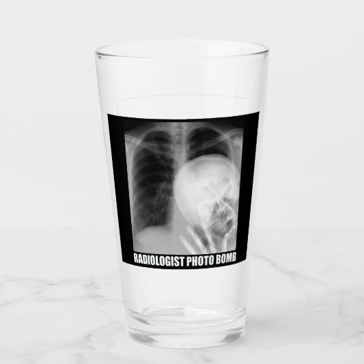 RADIOLOGIST FOTO BOMB GLAS (Voorkant)