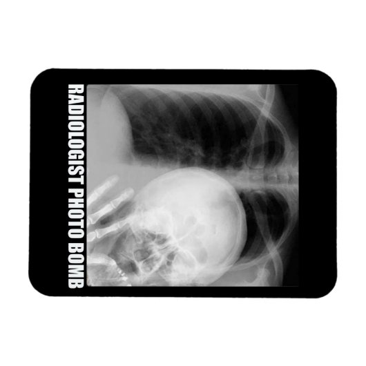RADIOLOGIST FOTO BOMB MAGNEET (Horizontaal)