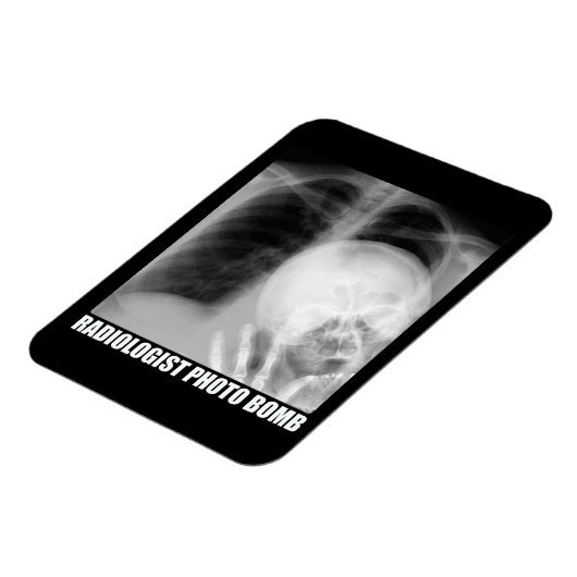 RADIOLOGIST FOTO BOMB MAGNEET (Linkerzijde)