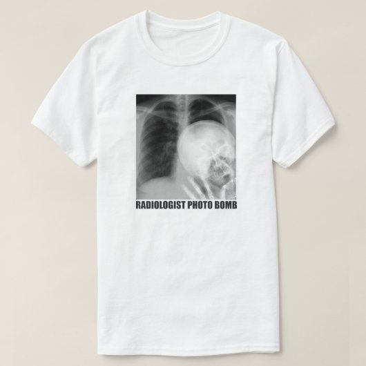RADIOLOGIST FOTO BOMB T-SHIRT (Design voorkant)