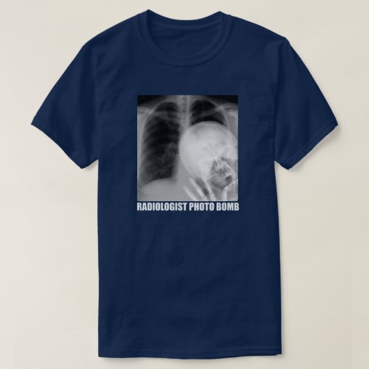 RADIOLOGIST FOTO BOMB T-SHIRT (Design voorkant)