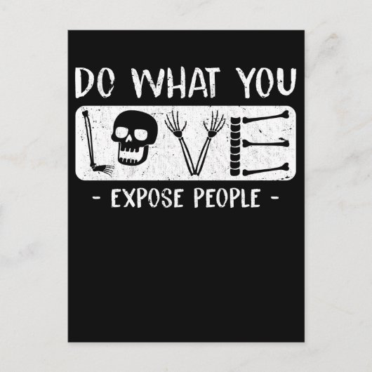 Radiologist Humor Skeleton Xray Radiology Briefkaart (Voorkant)