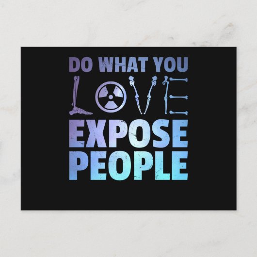 Radiologist Joke Funny Radiology Humor Rad Tech Briefkaart (Voorkant)