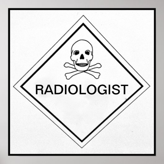 RADIOLOGIST POSTER (Voorkant)